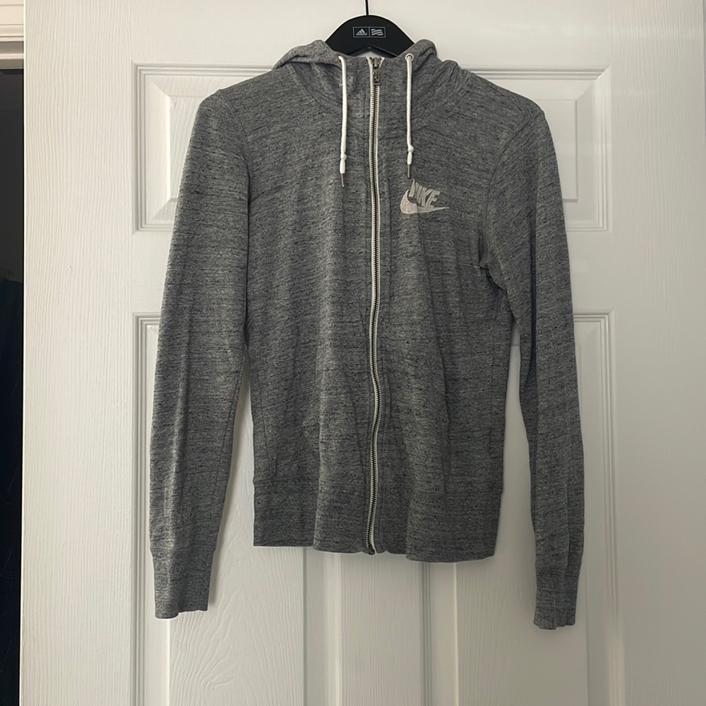 Grey Nike Zip Up